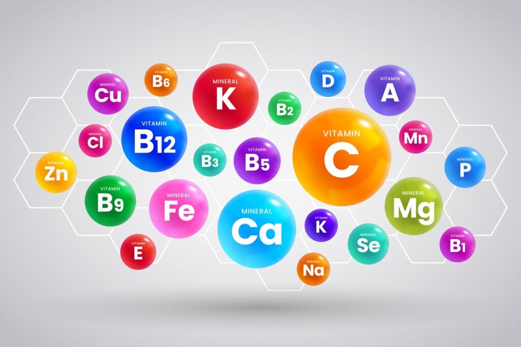 Different kinds of Vitamins